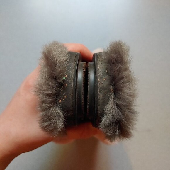 Lori Goldstein Dillian Faux Fur Lounge Slides Women's size 9 Pink & Black - Picture 7 of 7